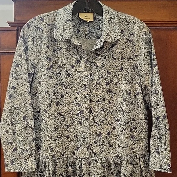 Tuckernuck | Hydrangea Hayes Mini Dress 3/4 Sleeve Size XS Preppy Feminine - Picture 3 of 13